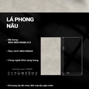 Lá Phong Nâu BRD-M091809BL015