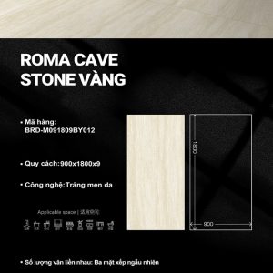 ROMA CAVE STONE VÀNG BRD-M091809BY012