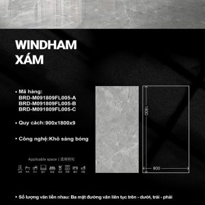 Windham Xám BRD-M091809FL005