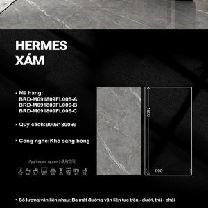 Hermes Xám BRD-M091809FL006