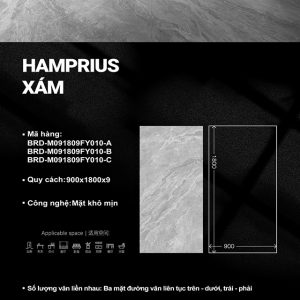 Hamprius xám BRD-M091809FY010