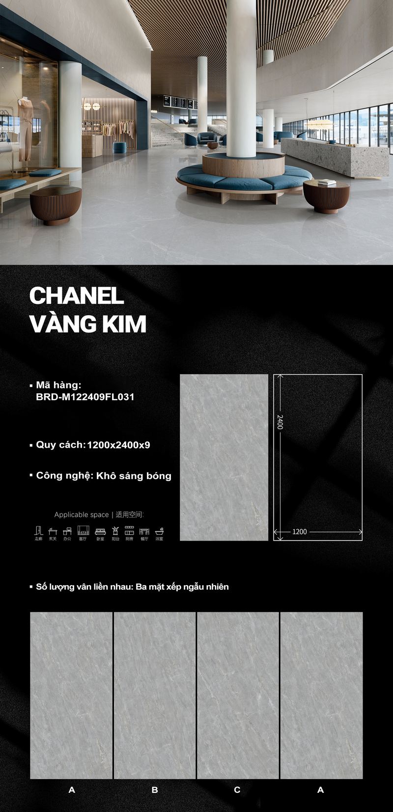 Chanel Vàng Kim BRD-M122409FL031