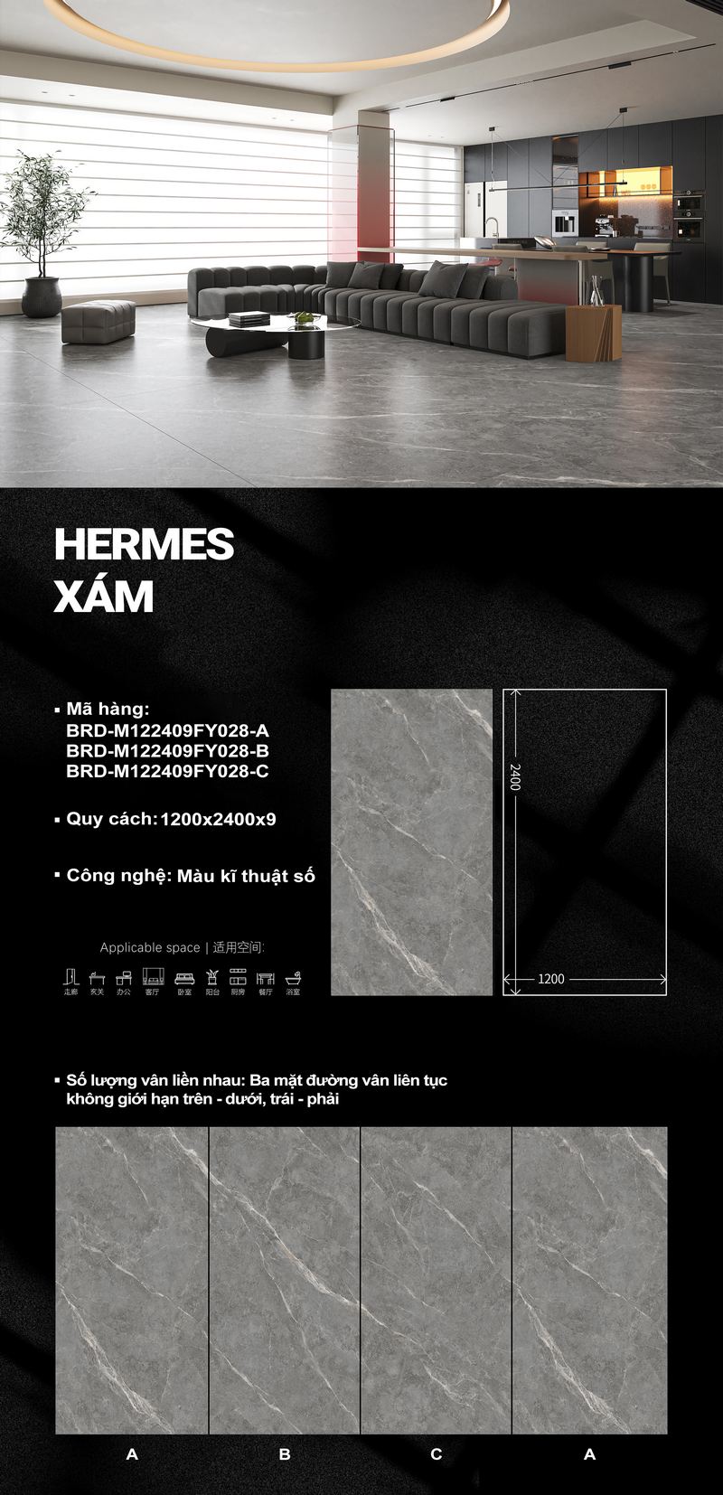 Hermes Xám M122409FY028