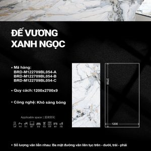 Đế vương xanh ngọc M122709BL054