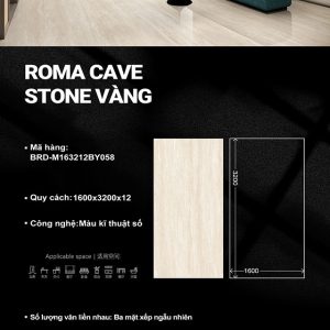 Roma cave stone vàng M163212BY058